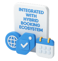 Integrated with Hybrid Booking Ecosystem
